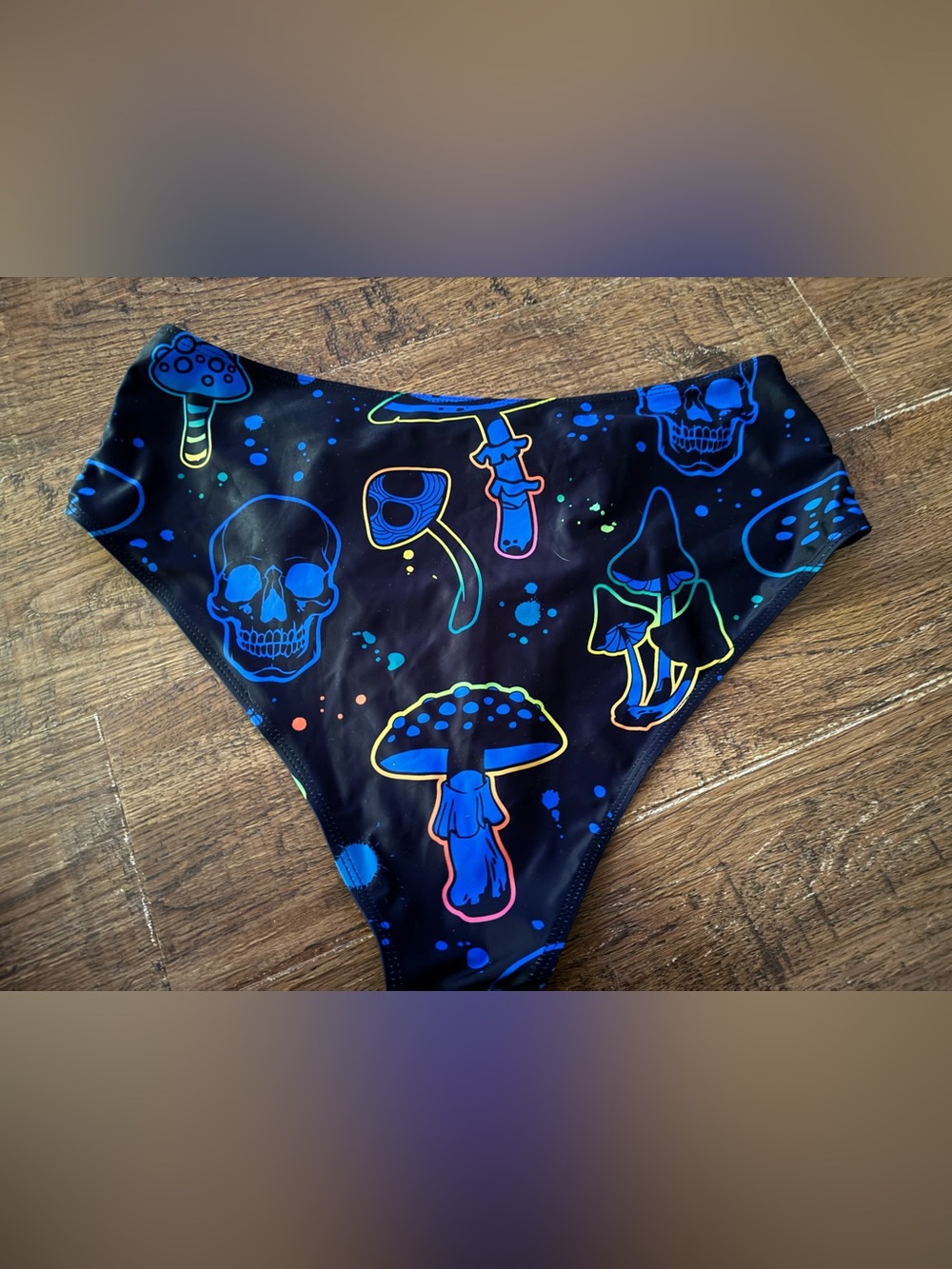 Skull & Mushroom Bikini Bottoms 2X NEW
